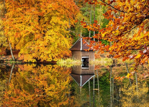 Autumn Reflections   Loch Dumnore  No2