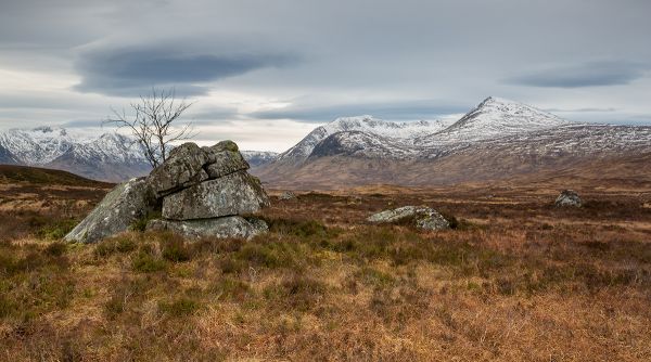 Erratics on Rannoch Moor Erratics on Rannoch Moor