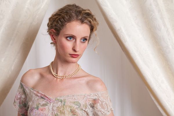 Sapphires Pearls and Lace