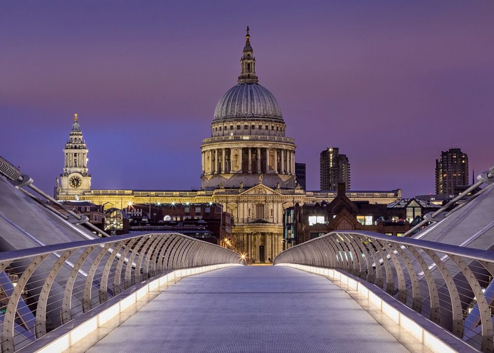 St Pauls from Millenium Bridge