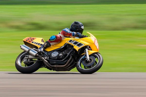Eighties Yellow Yamaha