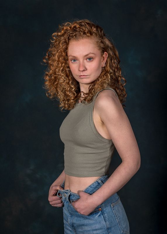 Kirsty in green