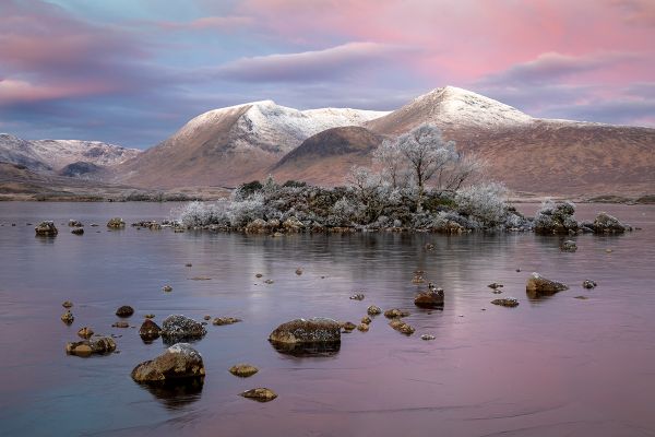 Morning Colours   Lochan na Achlaise 